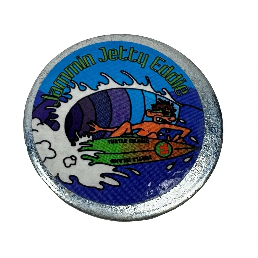Vintage Jetty Eddie Metal Slammer Pogs Lot of‎ 8 90s Retro Sports Games Slams